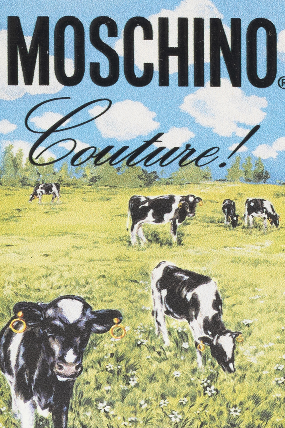 Moschino cow discount iphone case